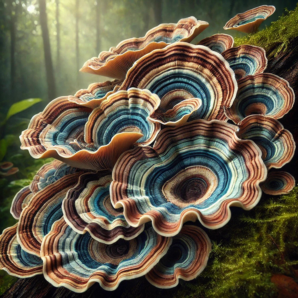La Tramète Versicolor, un Champignon aux Mille Couleurs