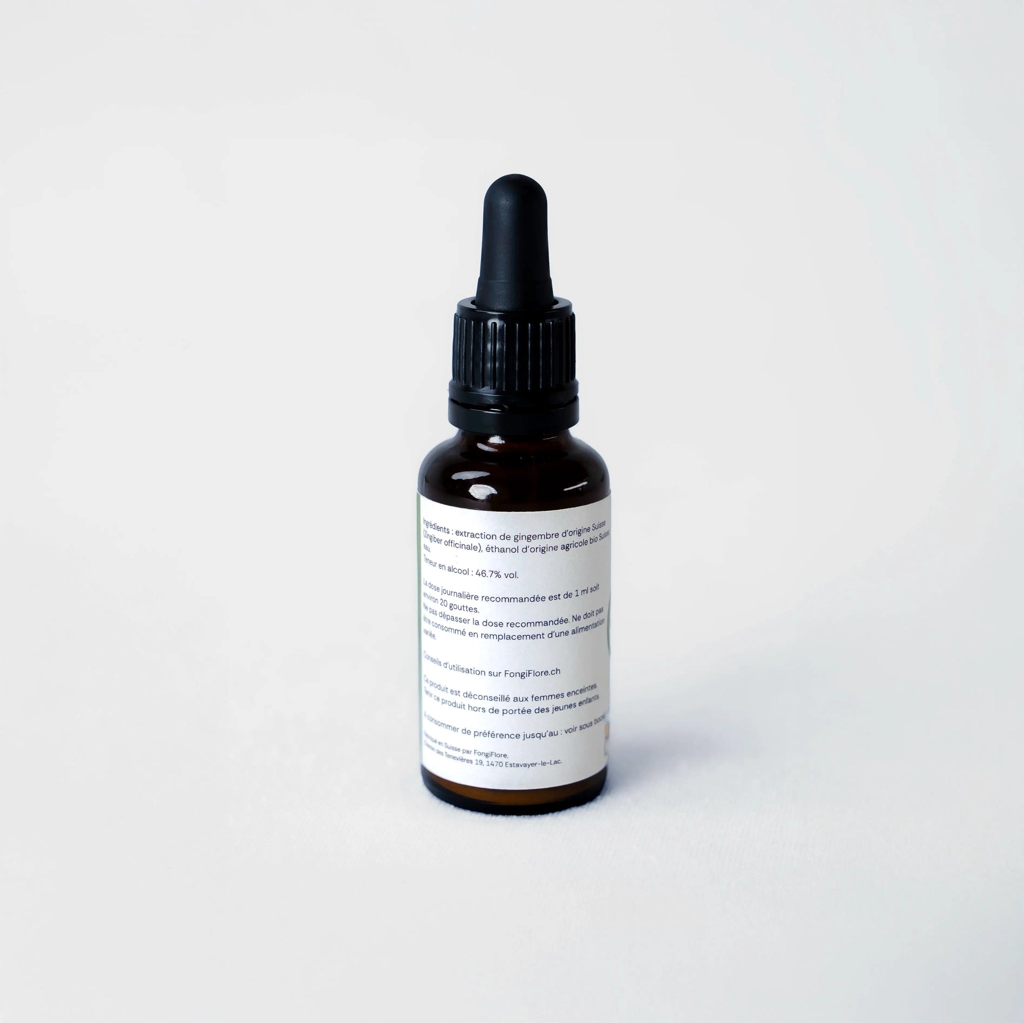 GingerBoost - extrait alcoolique de gingembre suisse